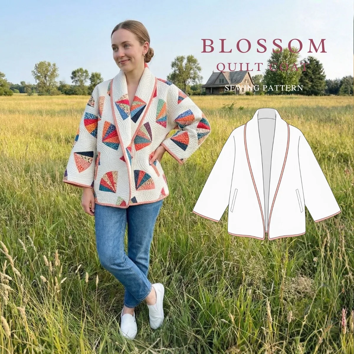 Blossom Quilt Coat view 8